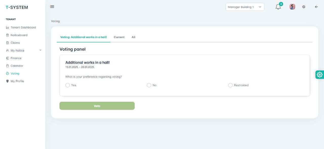 Tenant management system application image 5